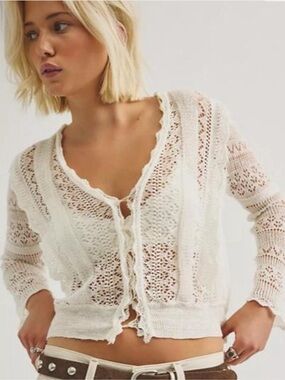Free People Serendipity Knit Cardi NWT